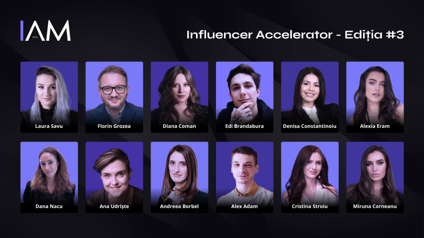 Diploma IAM Certified – dovada excelenței în Influencer Marketing. 18 Mentori din Publicitate și Social Media sunt profesorii din ediția a 3-a Influencer Accelerator (IAM)