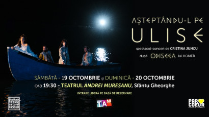 Asociația Par Coeur lansează proiectul muzical și teatral &bdquo;Aștept&acirc;ndu-l pe Ulise&rdquo; pe Spotify și &icirc;n teatre din București, Sf&acirc;ntu Gheorghe și Sibiu