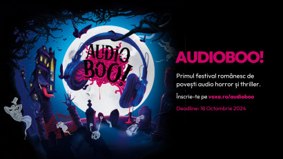 Voxa lansează &icirc;n exclusivitate Audioboo!, primul festival digital de povești audio scurte thriller și horror din Rom&acirc;nia