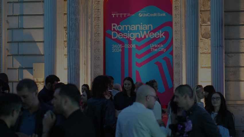 Promovarea prin performance media a festivalului Romanian Design Week 2024