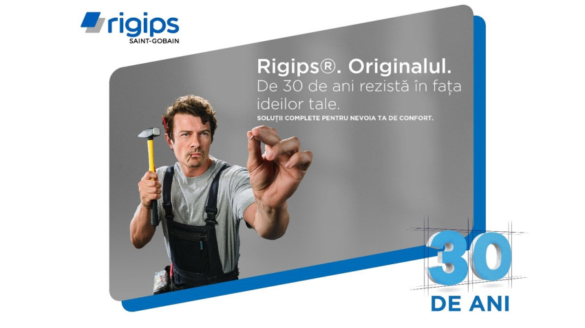 Rigips®, de 30 de ani rezistă în fața ideilor tale