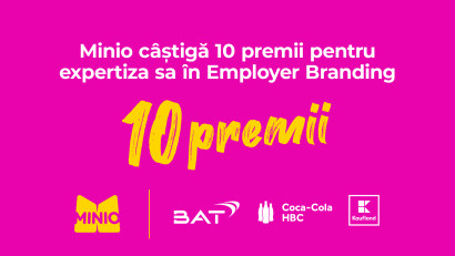 Minio c&acirc;știgă 9 premii la Employer Branding Awards 2024 și un Bronze la Digital Communication Awards (Berlin)