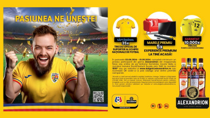 Alexandrion și Touch Agency anunță &icirc;ncheierea campaniei promoționale&nbsp;&bdquo;Pasiunea ne unește!&rdquo;