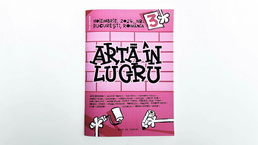 Save or Cancel anunță lansarea revistei „Artă în lucru, nr. 3”