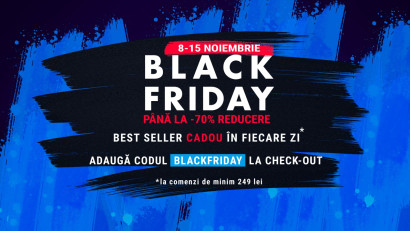 Black Friday la editura DPH: P&acirc;nă la 70% reducere și o mulțime de cadouri pentru cititori