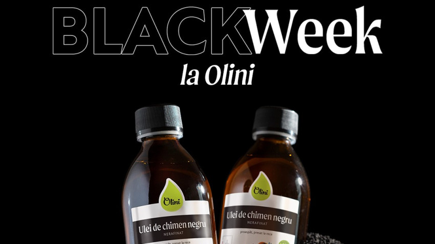 Reduceri de 20% de Black Week la toate produsele Olini