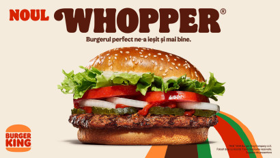 Burger King relansează Whopper&reg; &icirc;n Rom&acirc;nia:&nbsp;Burgerul perfect ne-a ieșit și mai bine