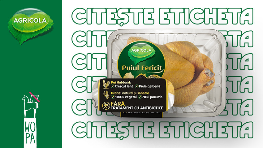 „CITEȘTE ETICHETA”, mantra care transformă orice cumpărător confuz în bucătar informat. O campanie AGRICOLA x WOPA