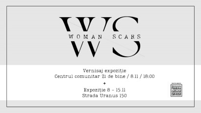 Vernisajul expoziției Woman Scars la centrul Zi de Bine