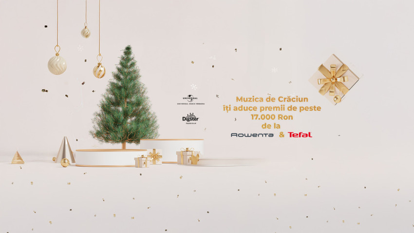 Universal Music Romania, alături de Rowenta și Tefal, te invită să te bucuri de magia sărbătorilor cu premii speciale