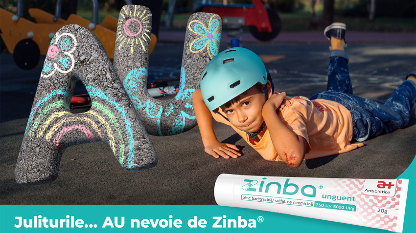 FCB Bucharest semnează campania de lansare pentru Zinba®, cel mai nou produs marca Antibiotice Iași