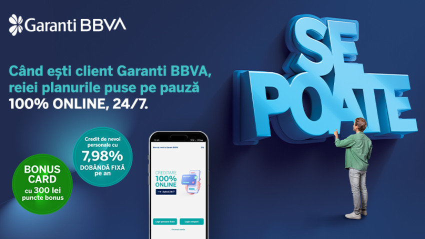 „SE POATE să-ți reiei planurile puse pe pauză”, noua campanie Garanti BBVA semnată de Oxygen