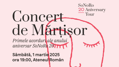 Concert de Mărțișor - primele acorduri ale anului aniversar SoNoRo 20