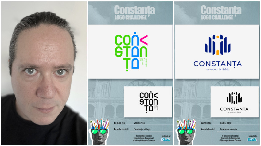 Constanța Logo Challenge | Andrei Pașa: Tentația e să adaugi mereu câte ceva, un simbol, un detaliu și încă unul. Așa că am aplicat o strategie inversă: ce NU trebuie să fie acest logo?