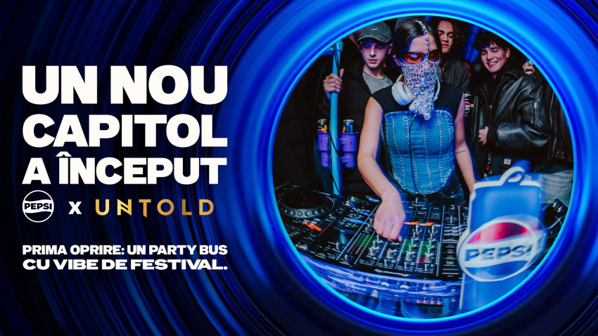 Pepsi x UNTOLD. Vibe-ul de festival începe cu un party bus legendar