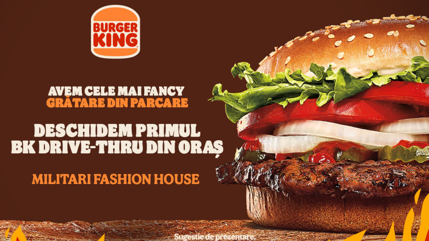 Burger King deschide primul restaurant din 2025 în Militari Fashion House, București cu oferte și surprize