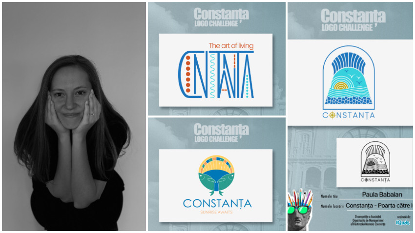 Constanța Logo Challenge | Paula Babaian: Cea mai grea parte a fost găsirea unui concept care să transmită emoție, care să aducă oamenilor sentimentul acela cald pe care îl ai când te afli aici – sau chiar înainte să ajungi