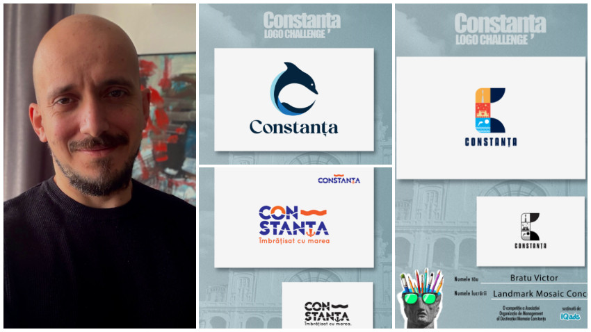 Constanța Logo Challenge | Victor Bratu: Mi-am dorit să creez simboluri care să reflecte identitatea orașului într-un mod relevant, ușor de reținut și care să poată rezista în timp