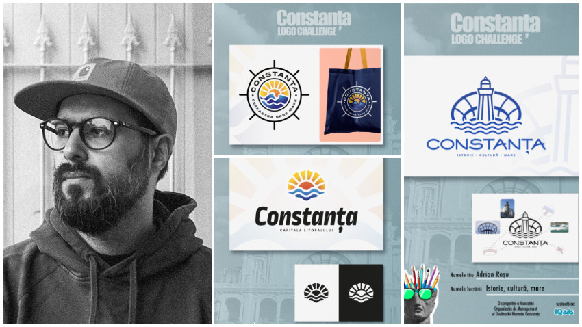 Constanța Logo Challenge | Adrian Rosu: Identitățile vizuale au fost întotdeauna o provocare plăcută pentru mine, iar ocazia de a face una pentru un oraș precum Constanța este foarte binevenită