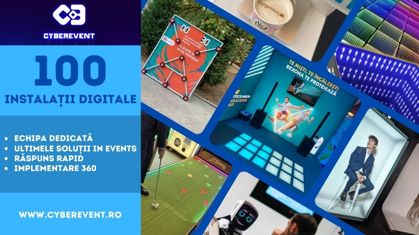 CyberEvent extinde portofoliul de instalații digitale și atinge 100 de soluții integrate
