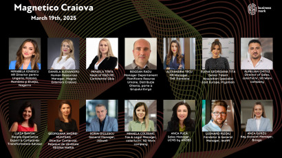 Liderii de HR din Craiova sunt invitați, pe 19 martie 2025, la noua ediție &bdquo;MAGNETICO. How to attract and retain talents improving employer branding and creating meaningful HR practices&rdquo;