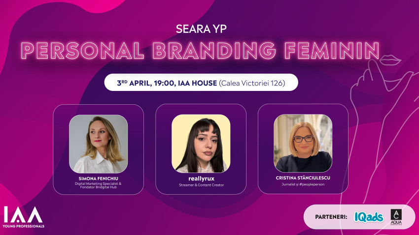 Seara YP: Personal Branding Feminin