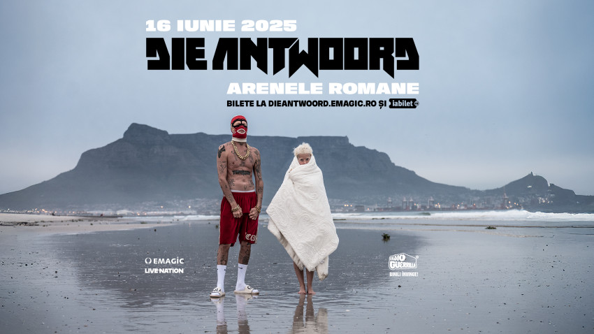 DIE ANTWOORD pentru prima oară în București, pe 16 iunie la Arenele Romane