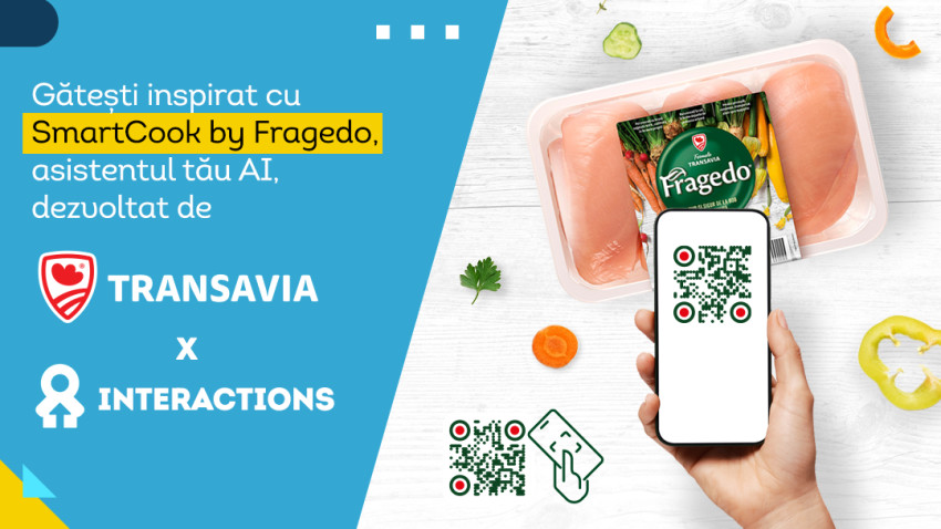 TRANSAVIA și INTERACTIONS lansează SmartCook by Fragedo, primul asistent de gătit AI din România