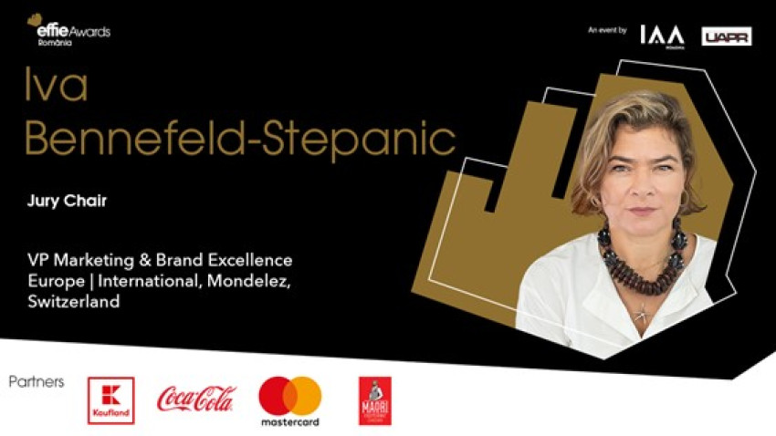 Iva Bennefeld-Stepanic, VP Marketing & Brand Excellence, Europa | internațional, Mondelēz Elveția, numită Președintă a Juriului Effie Awards România 2025