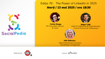 SocialPedia 70: Despre comunicarea pe LinkedIn cu Corina Neagru, Magor Csibi și Iulia Stănescu