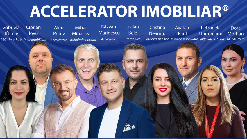 Agenții imobiliari sunt așteptați la Iași pe 15 mai, la Acceleratorul Imobiliar