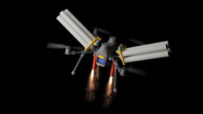 Primul producător de drone pirotehnice din Europa - FLYSTACK, într-o colaborare spectaculoasă cu BLAME ME FOR THIS SHOW