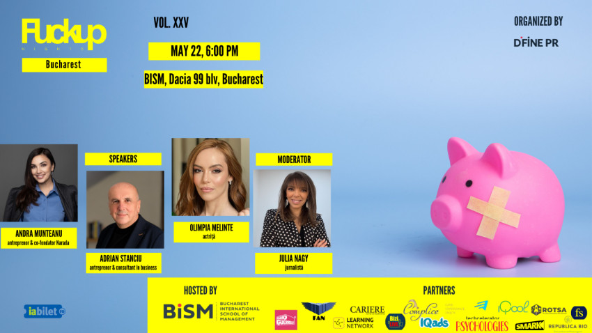 Fuckup Nights Bucharest, vol XXV