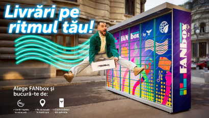 pastel și FAN Courier lansează campania&nbsp;FANbox. Livrări pe ritmul tău