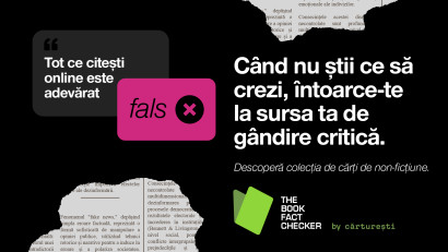 The Book Fact Checker, prima campanie de fact-checking realizată de o librărie împotriva dezinformării, semnată Cărturești și VML