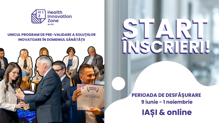 S-a lansat Health Innovation Zone 2025: unicul program de pre-validare a soluțiilor inovatoare în domeniul sănătății