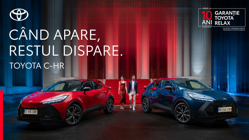 Când apare, restul dispare. Noua Toyota C-HR, cea mai nouă „intrigă” din traficul românesc