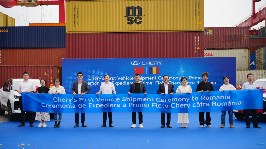 Chery dă startul: Primele mașini au fost trimise spre România