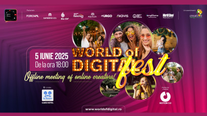 World of Digital Fest revine. Ne vedem offline, să sărbătorim online-ul. Offline meeting of online creators