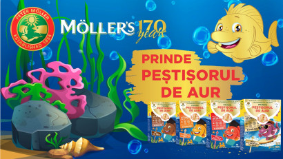 „Peștișorul de Aur” – campania aniversară prin care Möller’s celebrează 170 de ani