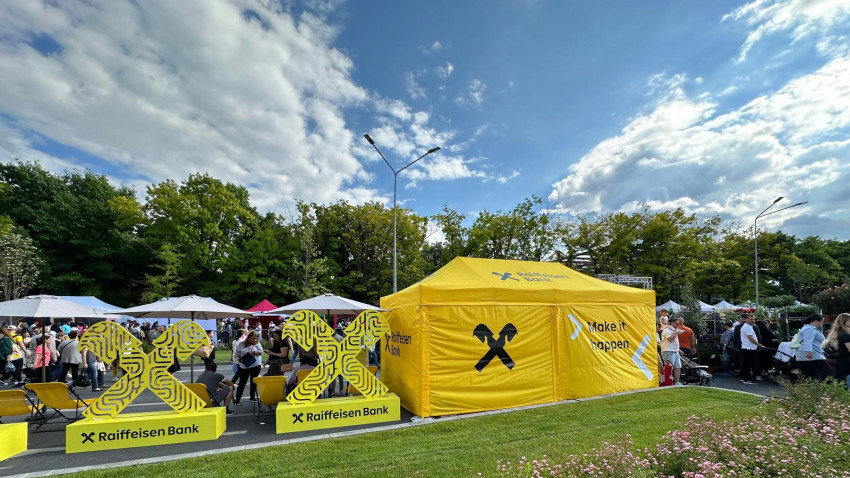 Raiffeisen Bank, la West Side Flower Fest într-o atmosferă urbană de excepție