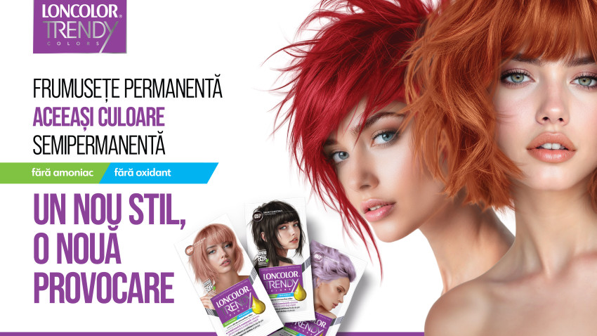 LONCOLOR relansează gama de vopsea semipermanentă fără amoniac - LONCOLOR Trendy Colors