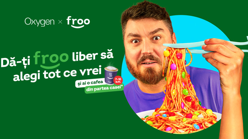 Oxygen semnează campania „Dă-ți Froo liber să alegi tot ce vrei”, care celebrează creativitatea în alegeri
