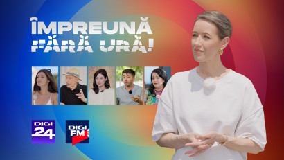 Digi24 lansează inițiativa “Împreună, fără ură”- un apel la toleranță, dialog și empatie