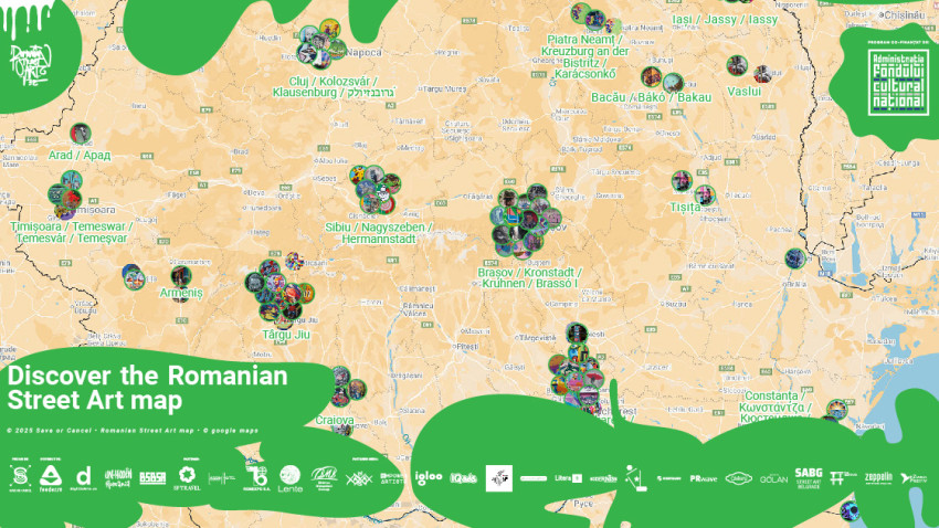Descoperă harta Romanian Street Art