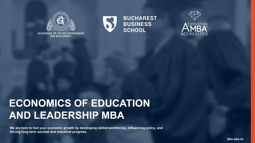 Academia de Studii Economice din București lansează, prin Bucharest Business School, programul Education MBA, dedicat profesorilor, liderilor și experților din domeniul educației