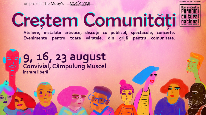 Peste 400 de oameni au participat la „Creștem Comunități”. Ultimul eveniment are loc pe 23 august, la Convivial