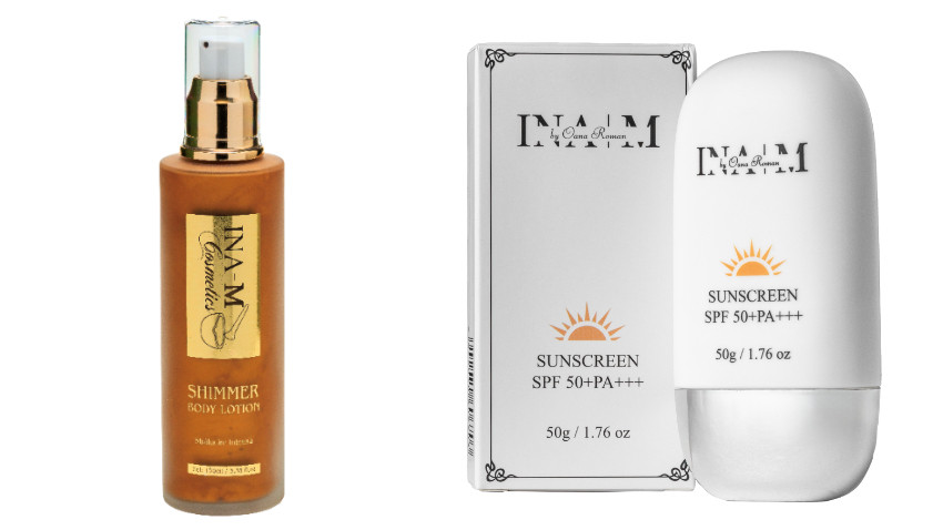 Produsele “must have” ale acestei veri, de la INA M Cosmetics & INA M by Oana Roman, pentru un bronz sănătos și o piele radiantă