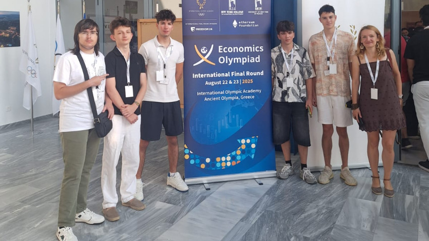 Cinci elevi români au reprezentat România la Finala Internațională a Olimpiadei de Economie, desfășurată în Grecia