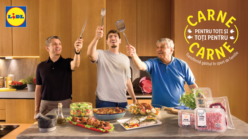 Lidl și MullenLowe România reunesc generațiile familiei Lucescu într-o nouă campanie Lidl